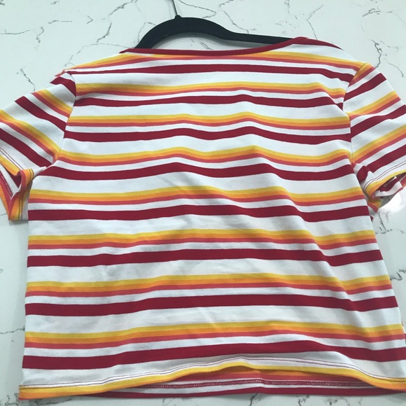 SOLD ON DEPOP Pacsun Striped Top - Picture 2 of 3